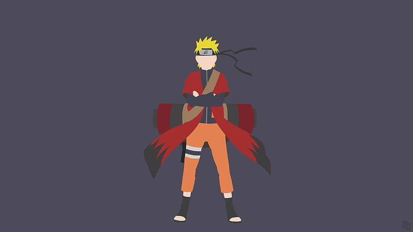 Uzumaki Naruto illustration, anime, Naruto Shippuuden, Uzumaki, konoha minimalist HD wallpaper