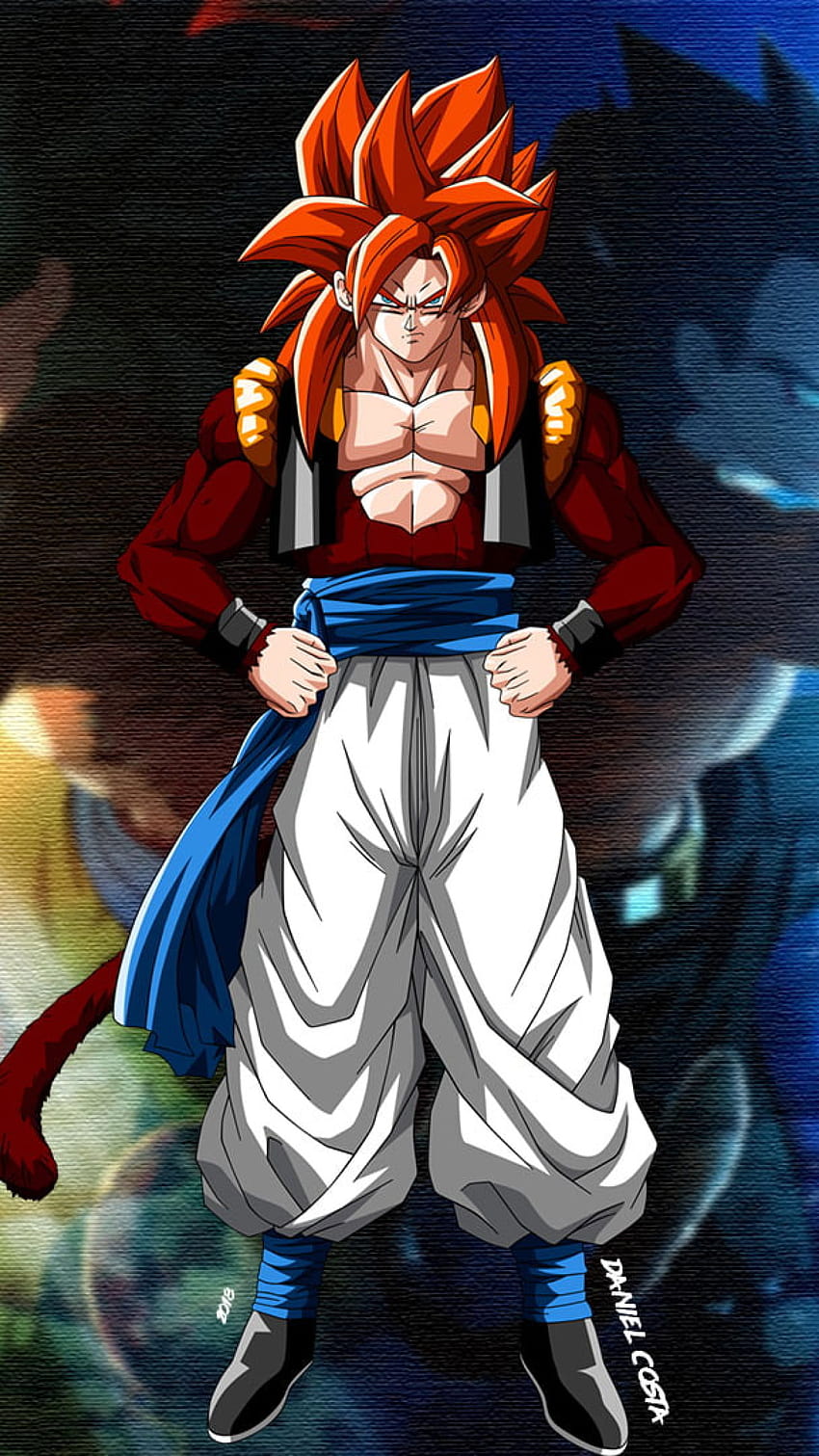 SSJ4 Gogeta  Goku wallpaper, Dragon ball gt, Dragon ball