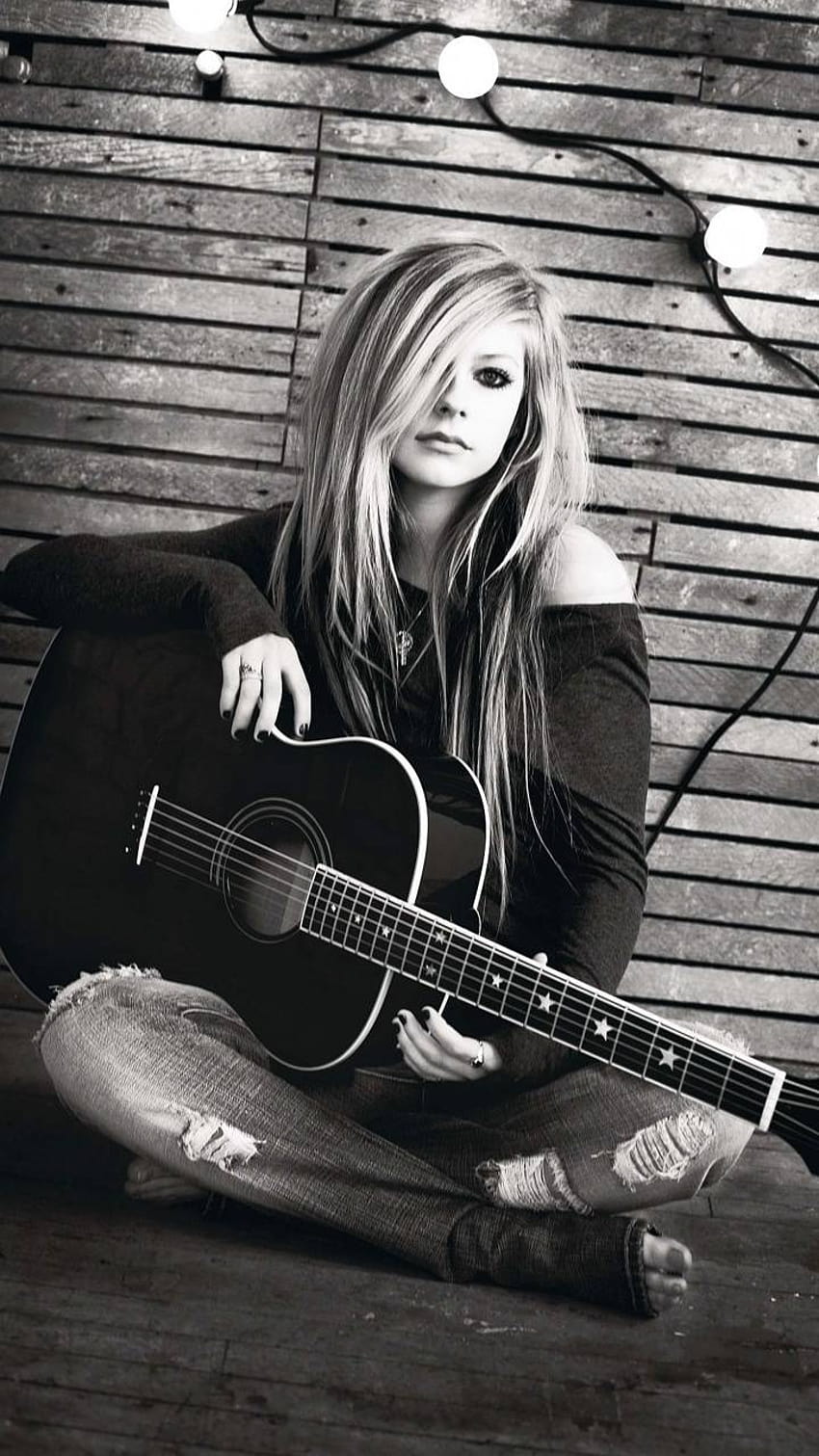 Avril Lavigne autorstwa DLJunkie, telefon Avril Lavigne Tapeta na telefon HD