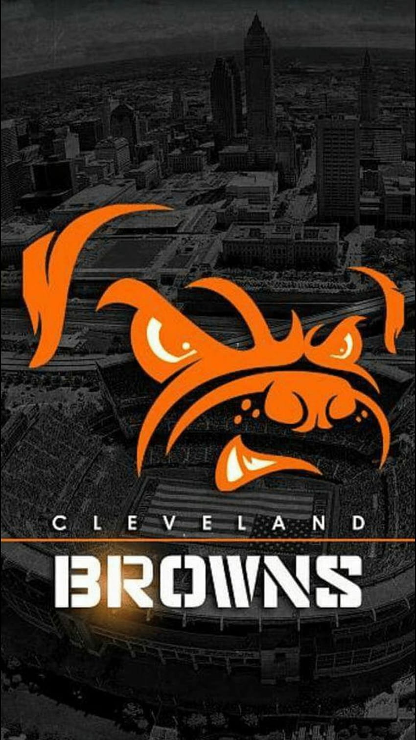 Cleveland Browns for mobile phone, tablet, computer and other dev… in 2021, football browns logo HD phone wallpaper
