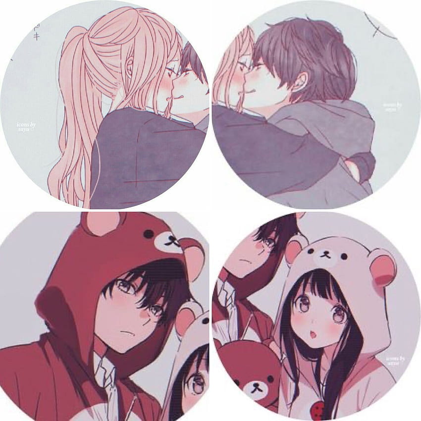 anime couple pfp HD phone wallpaper