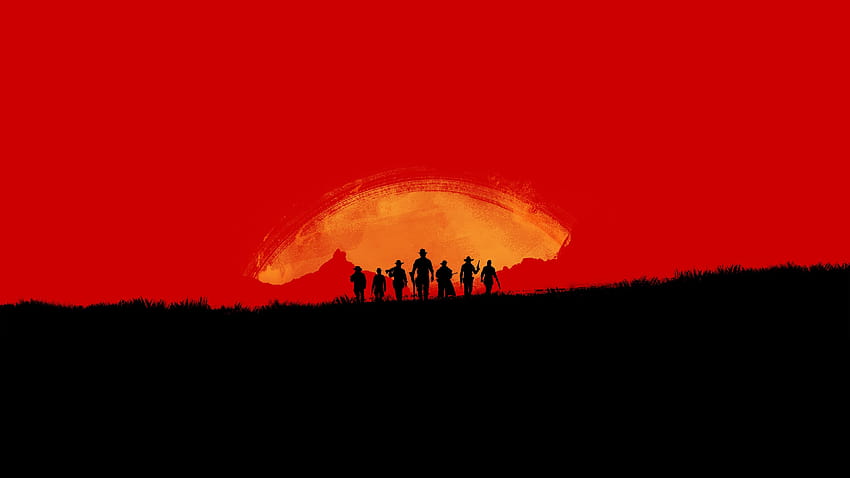 Red Dead Redemption 2 Gang Videospiel U HD-Hintergrundbild