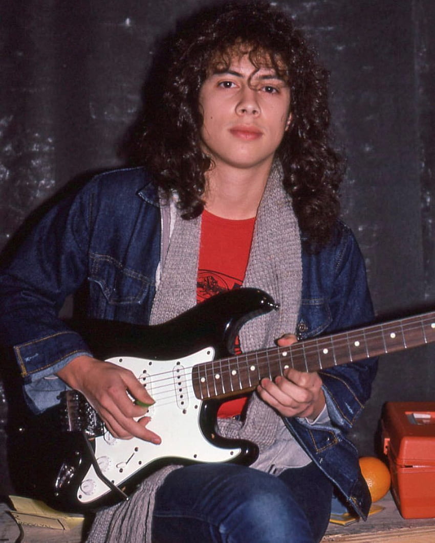 Kirk in NYC in den frühen 80ern, Kirk Hammett Telefon der 80er HD-Handy-Hintergrundbild