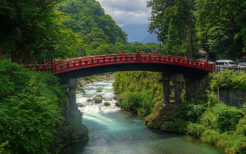 Mountain landscape, gorge, mountain river, japanese river HD wallpaper ...