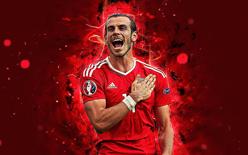 Gareth Bale, abstrakte Kunst, Wales, Gareth Bale 2019 HD-Hintergrundbild