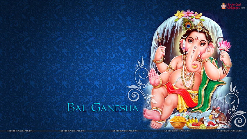 Bal Ganesh, cartoon ganesh HD wallpaper | Pxfuel