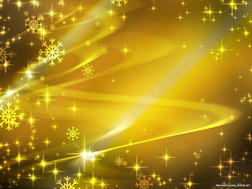 Yellow Xmas Sparkles, christmas green and yellow HD wallpaper
