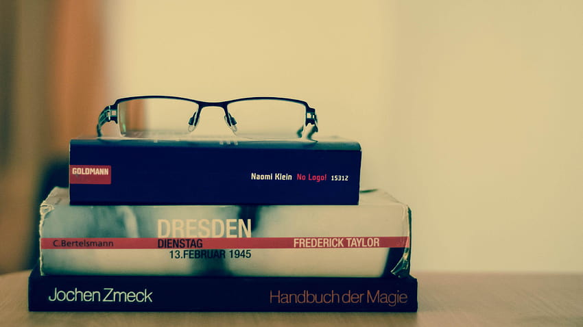 Books and Reading Glasses , reading books HD wallpaper