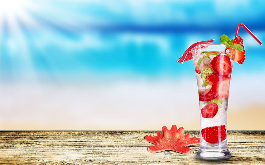 coctail, drinks summer HD wallpaper