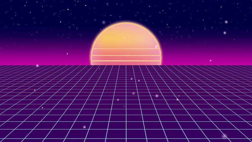 10 Minute Vaporwave Grid Custom Clone Hero Backgrounds [1280x720] for your , Mobile & Tablet HD wallpaper