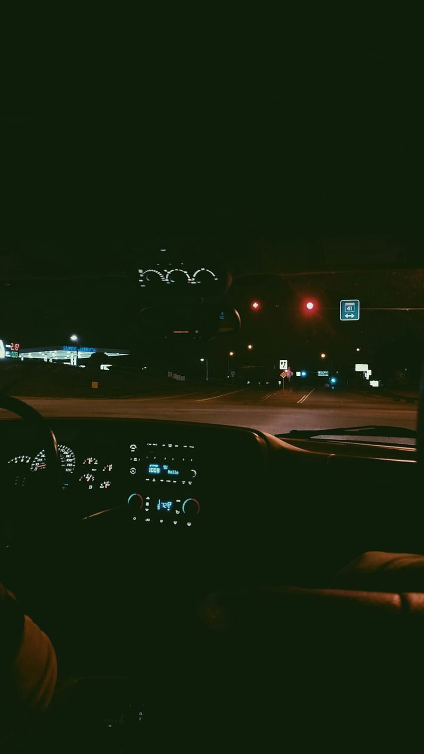 Późna noc, letnie przejażdżki Tapeta na telefon HD
