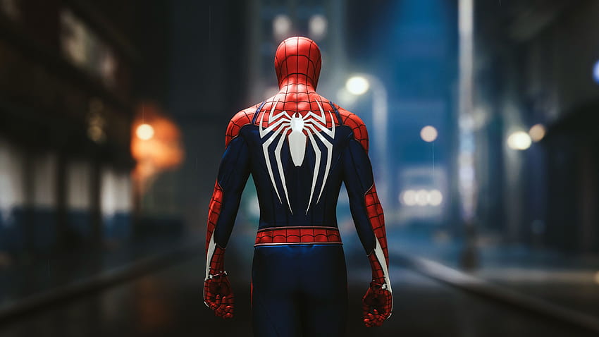 Spider Man PS4 Advanced Suit Ultra, estetyczne anime na ps4 Tapeta HD