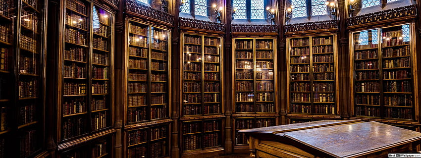 Harry Potter John Rylands Library, hogwarts library HD wallpaper