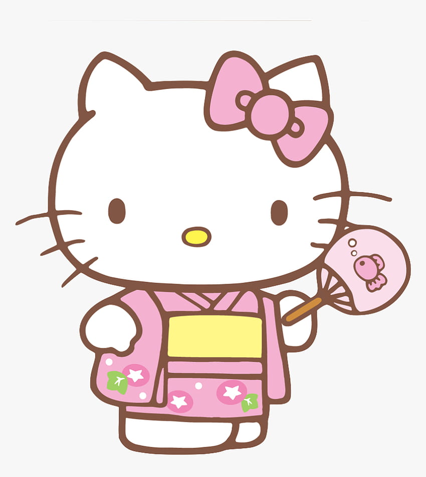 Com Png Transparan Hello Kitty Sanrio Kimono Pink wallpaper ponsel HD