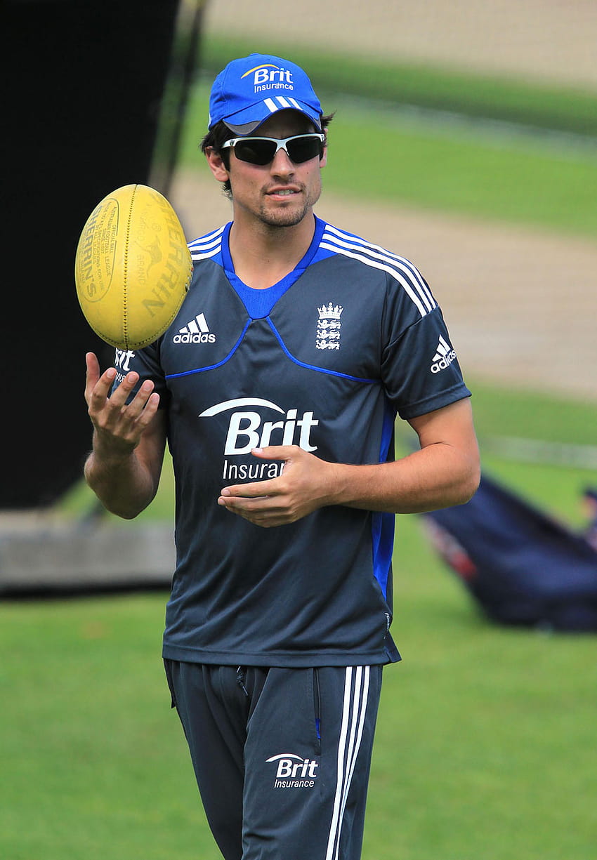 Alastair Cook at England practice HD phone wallpaper