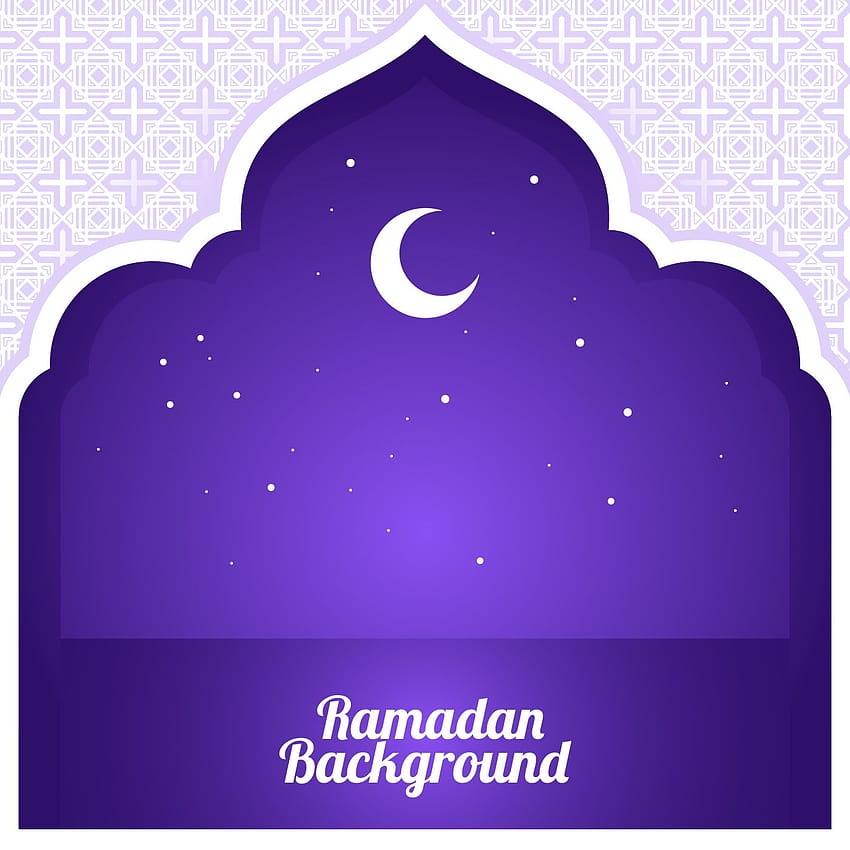 Ramadan-Hintergründe Vektorgrafiken, flaches Design Ramadan HD-Handy-Hintergrundbild
