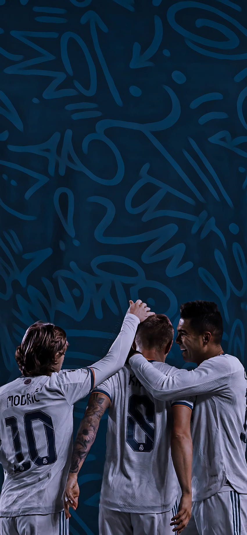 Modric, Kroos y Casemiro en 2022, luka modric 2022 fondo de pantalla del teléfono