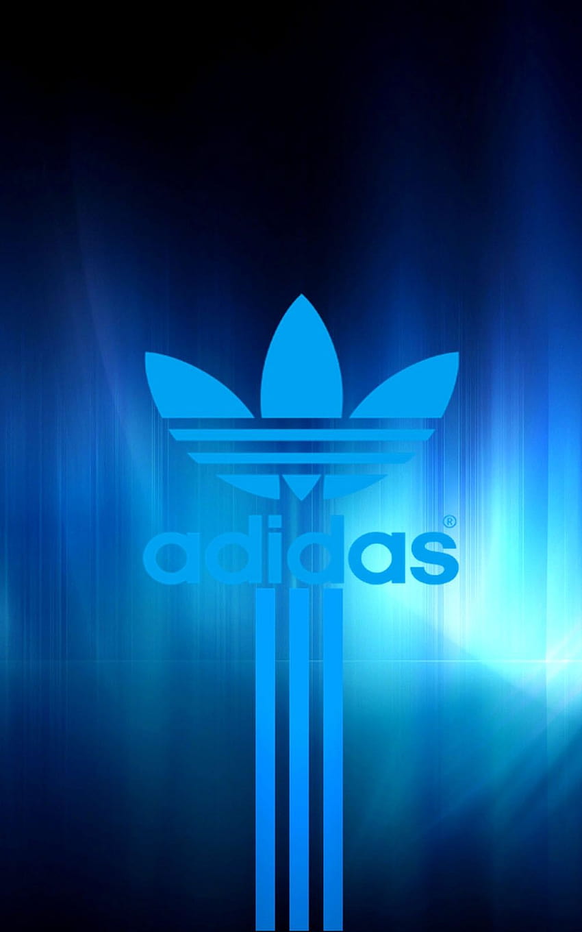 Adidas Blue Logo, adidas android wallpaper ponsel HD