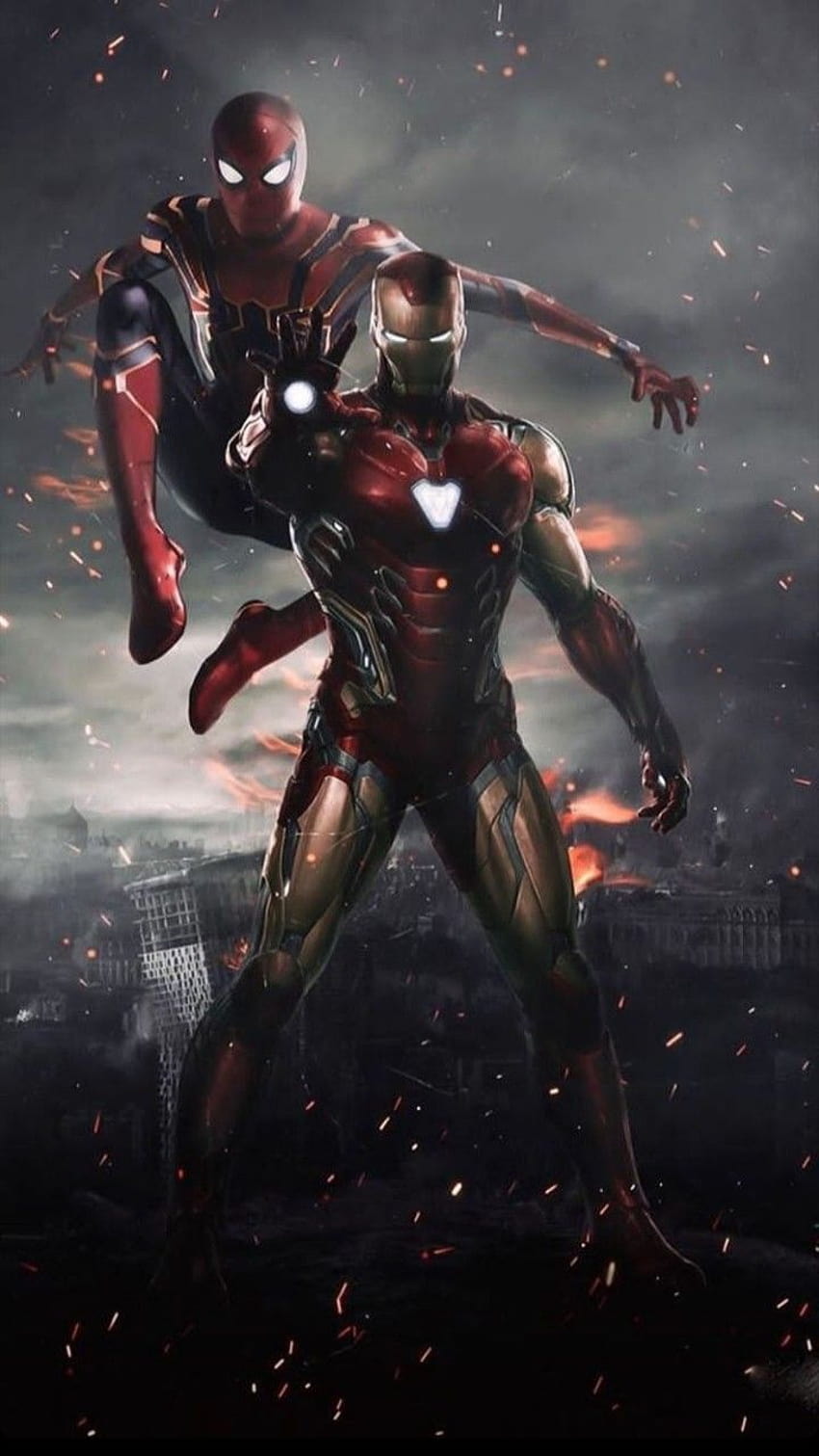 Pin on Avengers, iron man with spider man HD phone wallpaper | Pxfuel