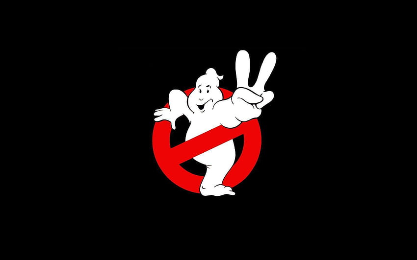 Ghostbusters, Geist, Logo, Emblem, lustig, Ghostbusters-Logo HD-Hintergrundbild