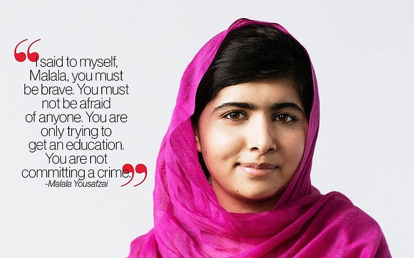 Be Brave Malala Yousafzai Quotes 05640, nobel prize day HD wallpaper