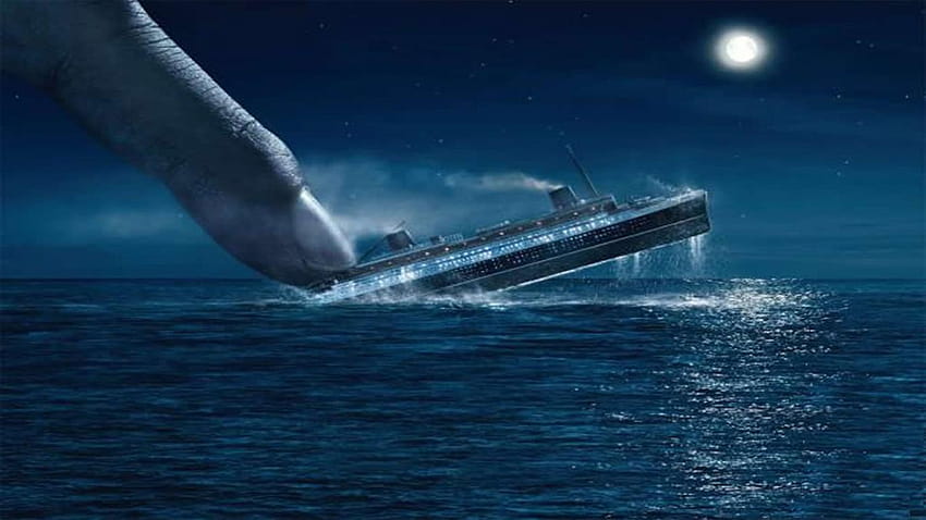 Titanic Sinking Group HD wallpaper