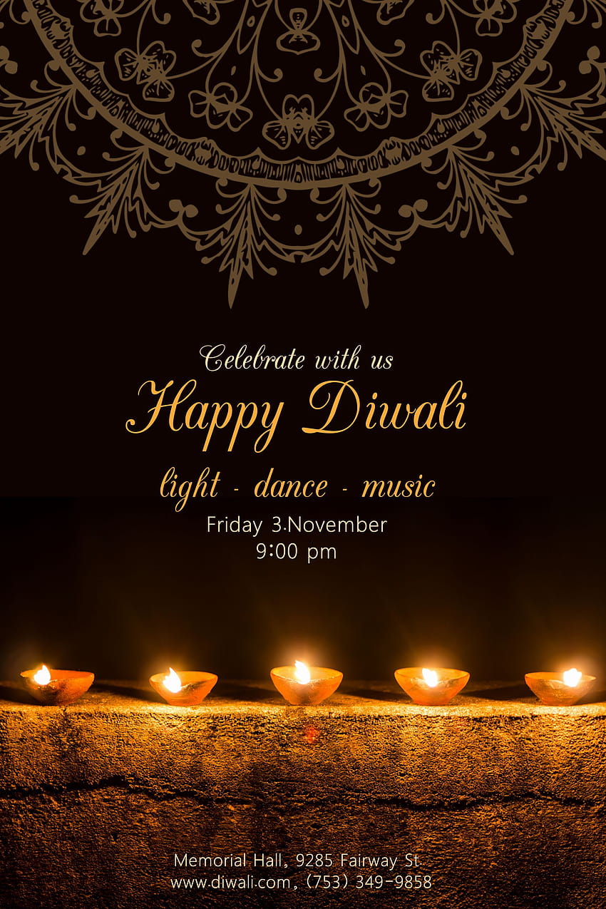Idées Diwali, bannière diwali Fond d'écran de téléphone HD