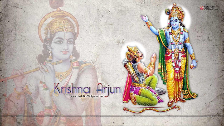 1920x1080 Krishna Arjuna Pleine grandeur, seigneur krishna et arjuna Fond d'écran HD