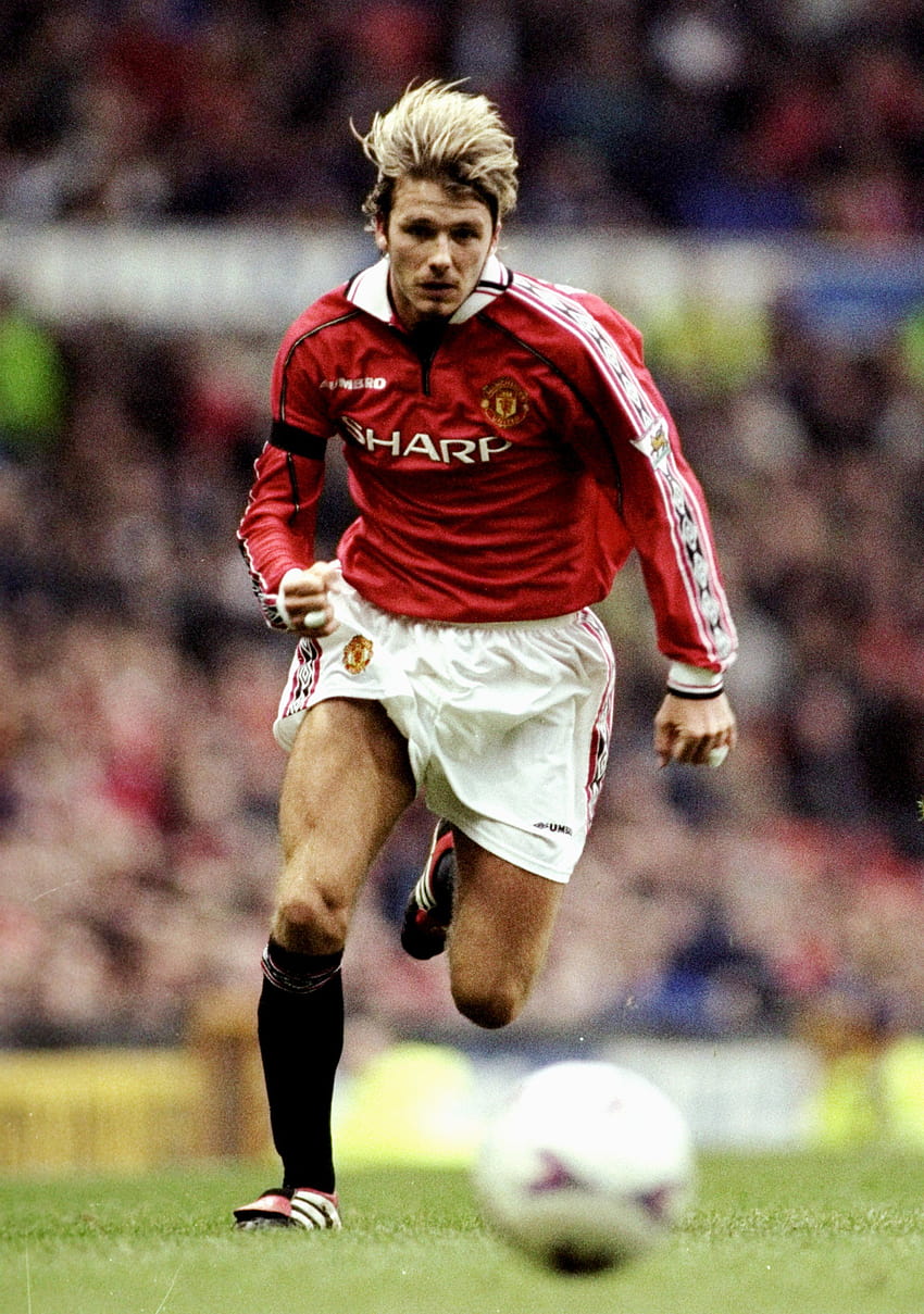 David Beckham del Manchester United, David Beckham Manchester United Sfondo del telefono HD