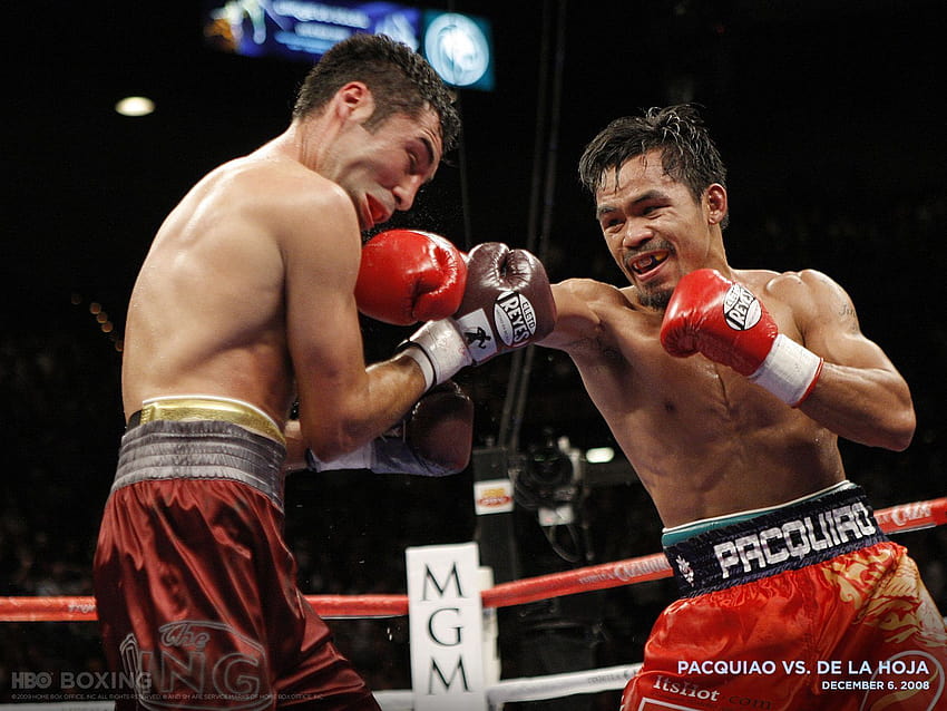 Manny Pacquiao contro Oscar De La Hoya Sfondo HD