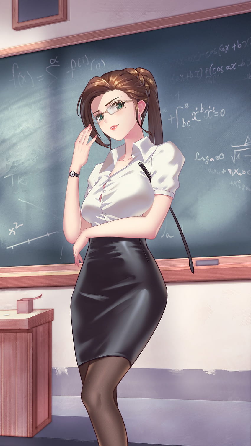 Épinglé sur ANIME LEWD & CUTE B, anime cute women teacher Fond d'écran de téléphone HD