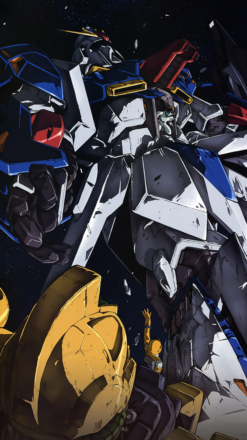 Mobile Suit Zeta Gundam Anime Datos móviles fondo de pantalla del teléfono