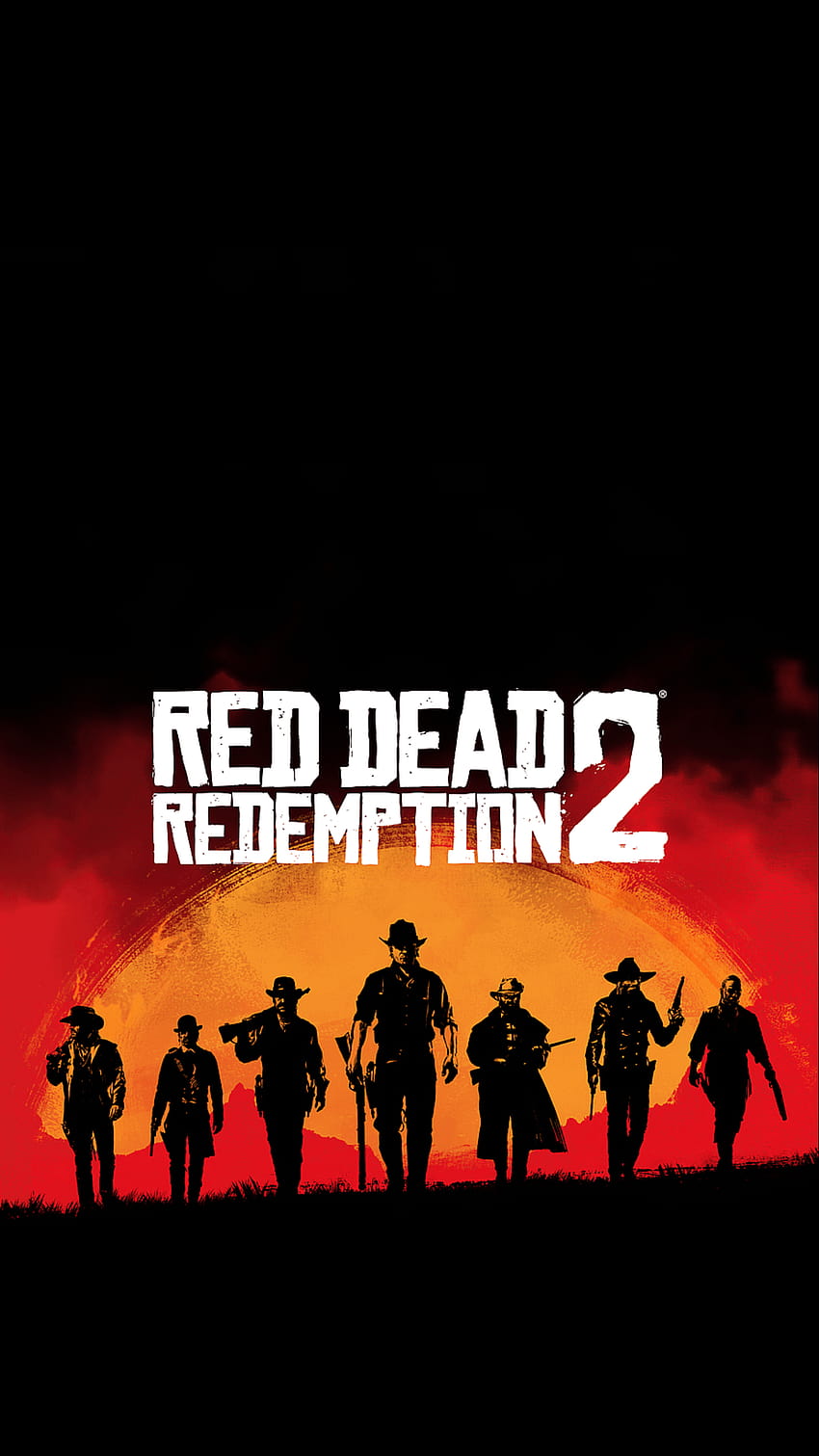 Red Dead Redemption 2 Dark Phone, red dead redemption 2 phone HD phone wallpaper