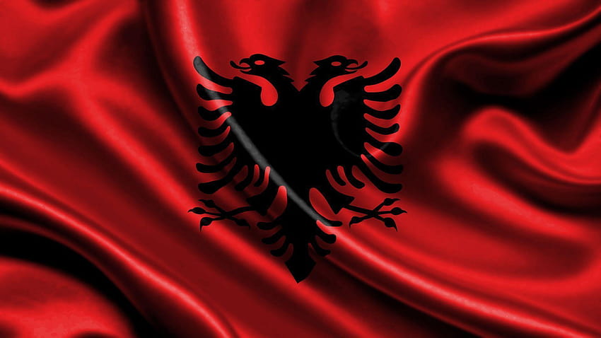 Албанско знаме, албанско знаме HD тапет