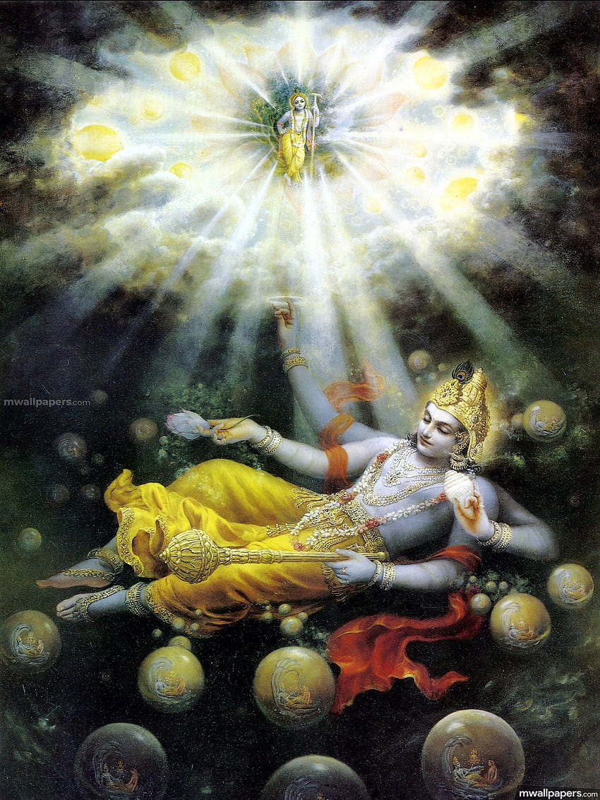 ✅[13 Lord Vishnu, sudarshana çakra HD telefon duvar kağıdı