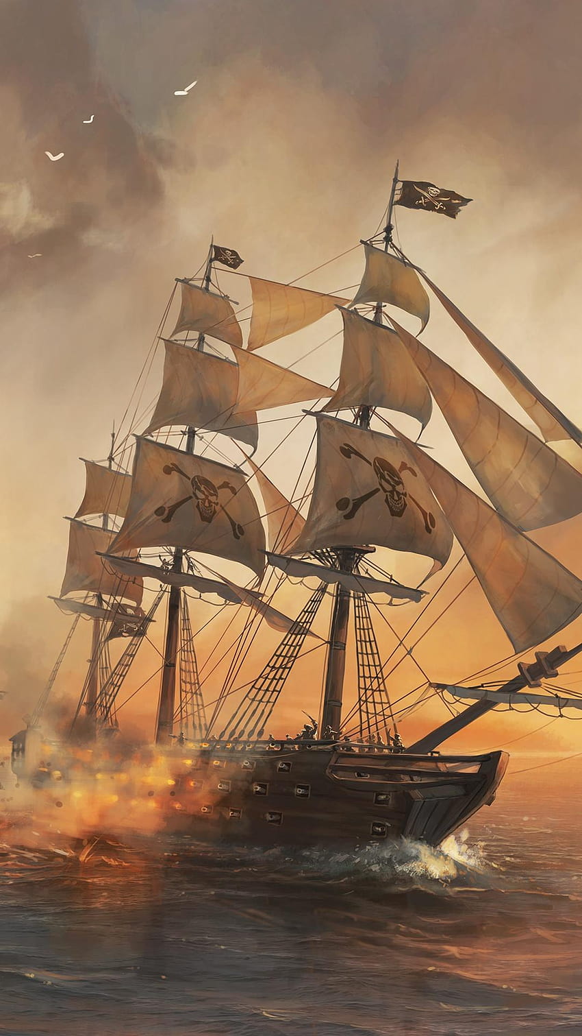 The Pirate: Caribbean Hunt agora está disponível para piratas do caribe todos os navios Papel de parede de celular HD