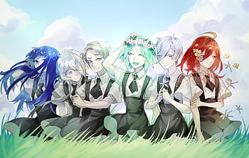 The Gems Behind the Land of the Lustrous Characters