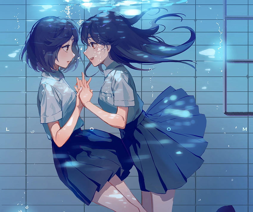 Lesbian anime couples HD wallpapers | Pxfuel