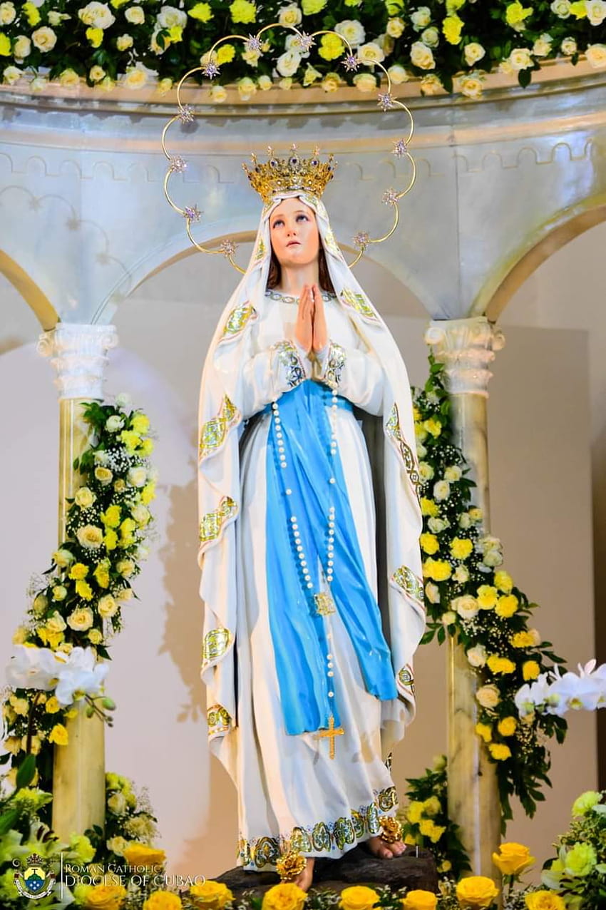 Nuestra Señora de Lourdes แห่งเกซอนซิตี้ สุสตรีแห่งลูร์ด วอลล์เปเปอร์โทรศัพท์ HD