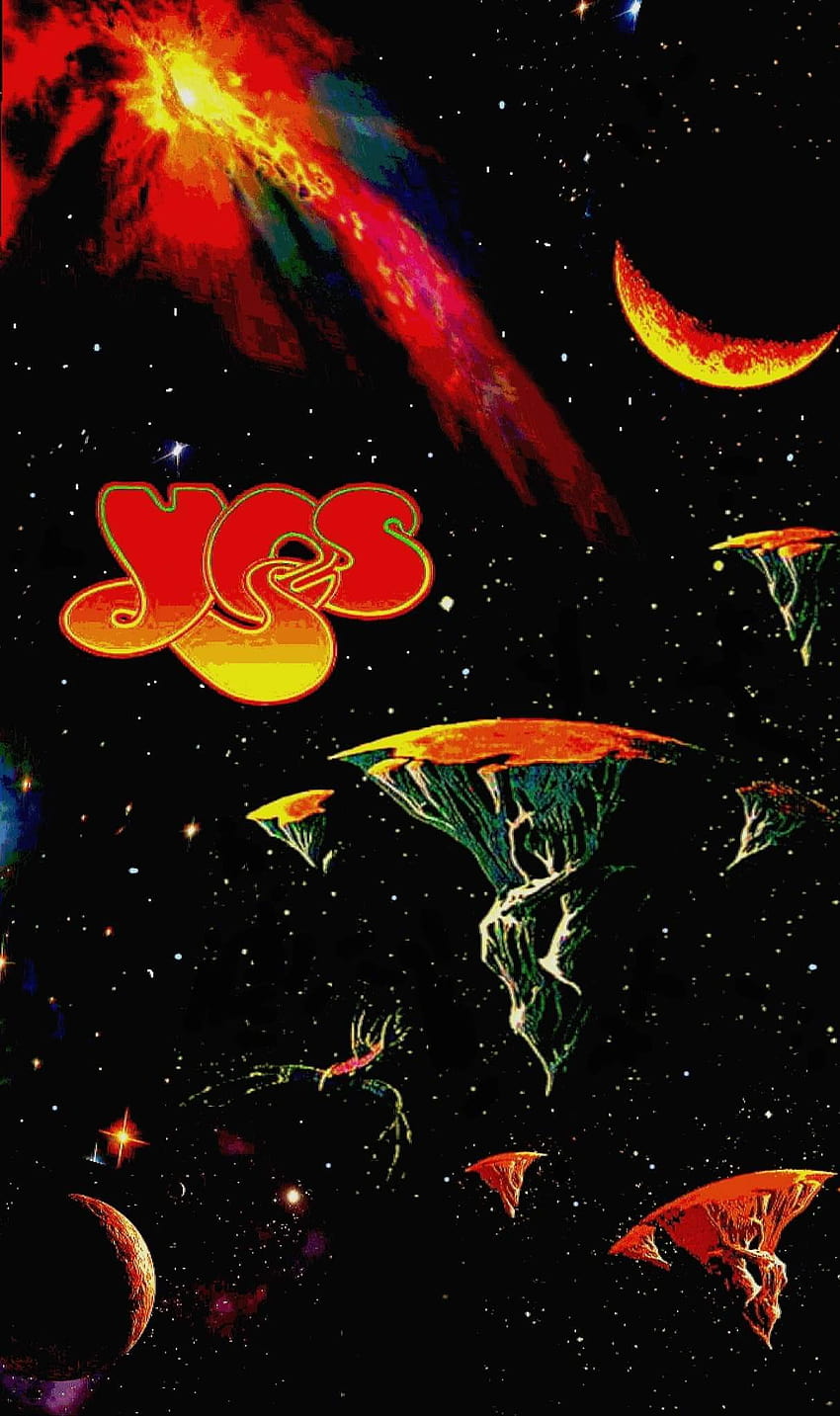 Обложка от песни на Yes, от Роджър Дийн, телефон на група yes HD тапет за телефон