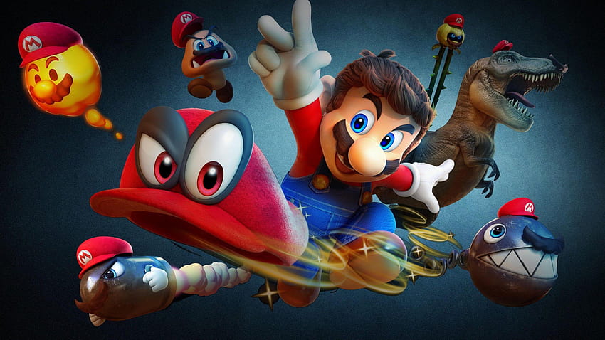 Super Mario Odyssey, Nintendo Switch, 2017 fondo de pantalla