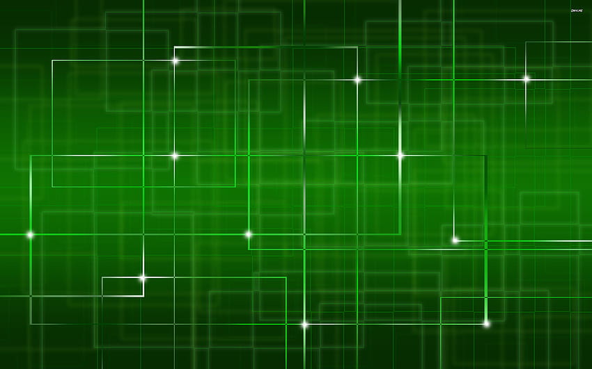 Green network HD wallpaper