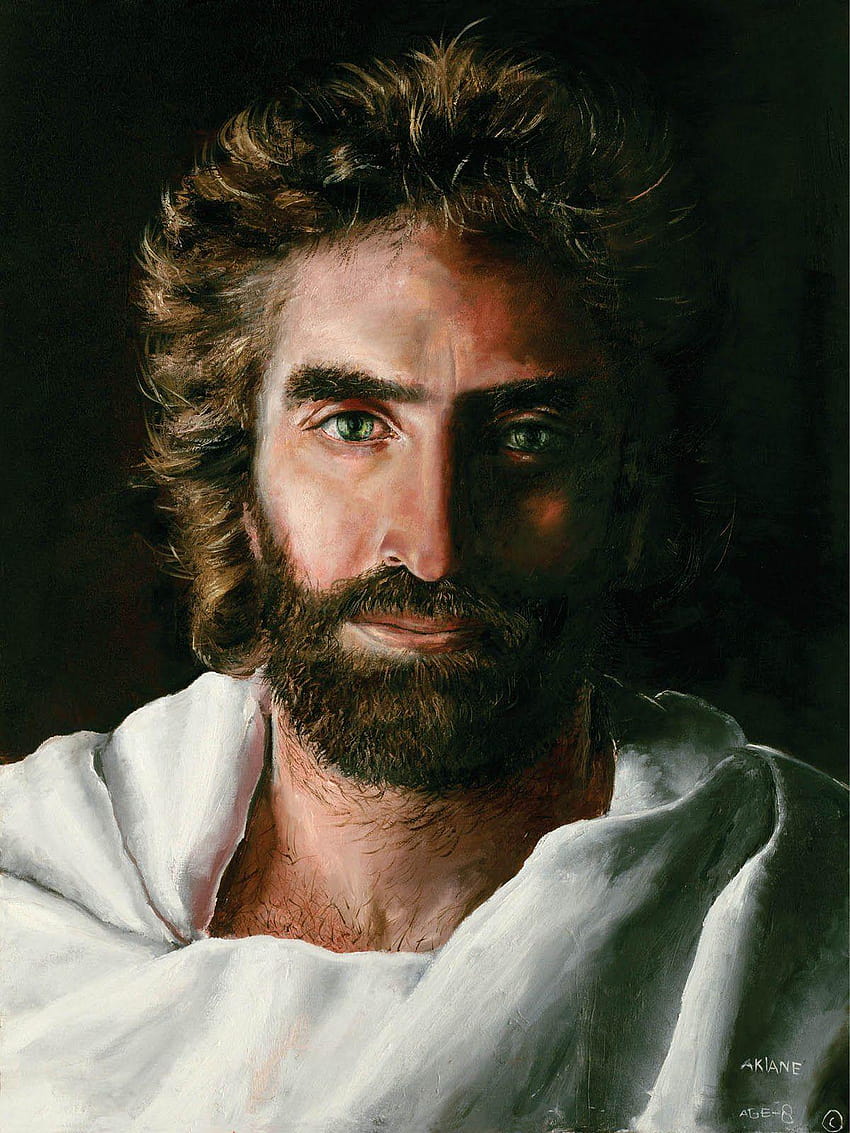 Akiane Jezus Niebo istnieje naprawdę, twarz Jezusa Tapeta na telefon HD