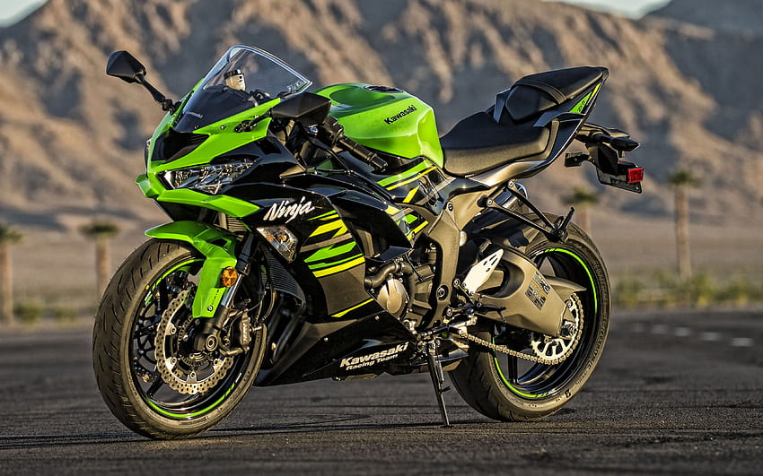 Kawasaki Ninja Zx 6r, 2019, Frontansicht, Exterieur, Kawasaki-Bike HD-Hintergrundbild