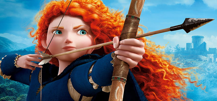 Princess Merida, Brave, Animation, Disney Princess HD wallpaper