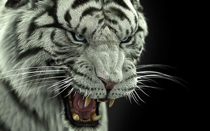 1440x900 bengal tiger, tiger, big cat, predator, fangs 16:10 ...