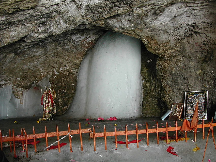 Plik:Lord Amarnath.jpg, jaskinia amarnatha Tapeta HD