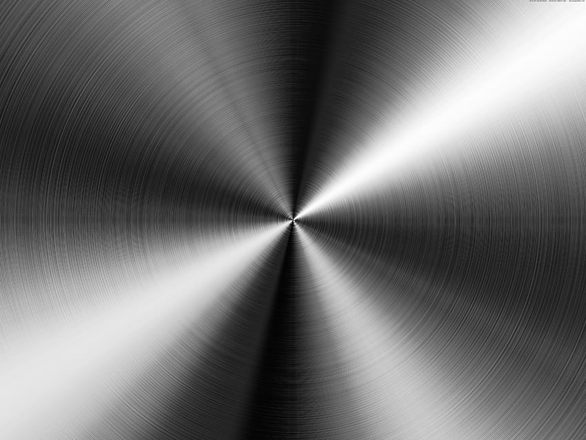 Radial stainless steel backgrounds, brushed steel HD wallpaper
