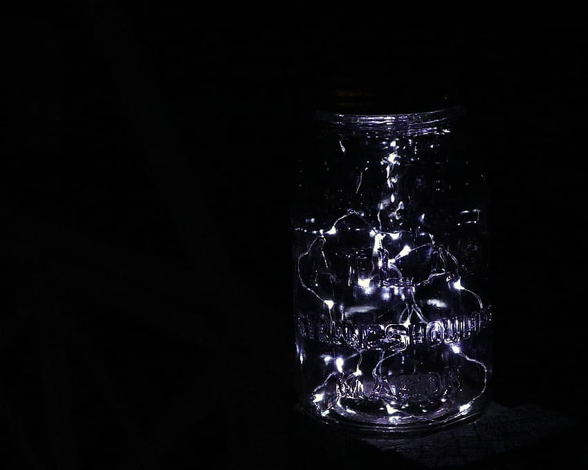 Mason Jars, string lights barn용 20개의 흰색 LED가 있는 Solar LED String Light Lids HD 월페이퍼