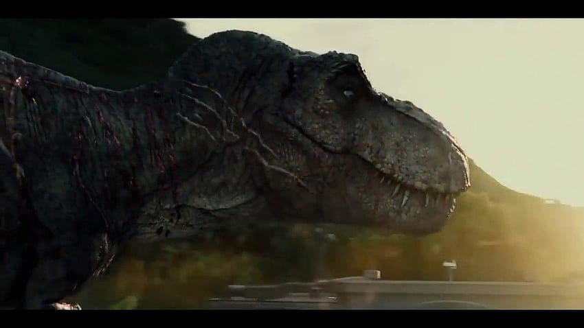 Jurassic World: Escena final, reino caído del mundo jurásico fondo de pantalla